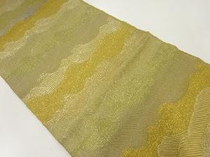 アンティーク 荒波模様織出し袋帯(材料)